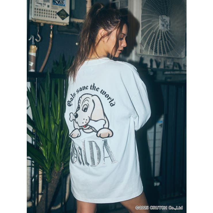 GYDA×GALFY original cross long Tシャツ[品番：MKSW0067243]｜GYDA