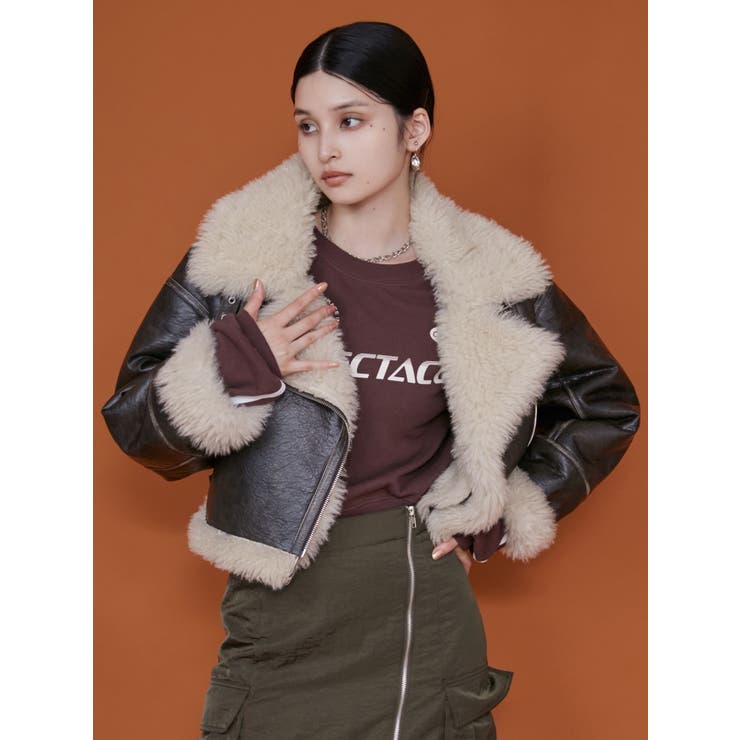 ヴィンテージライクショートフェイクムートン[品番：MKSW0060527