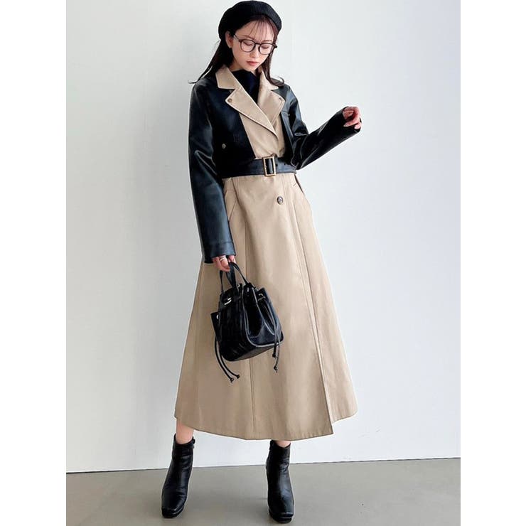 ライダーストレンチコート[品番：MKSW0050350]｜RESEXXY（リゼクシー