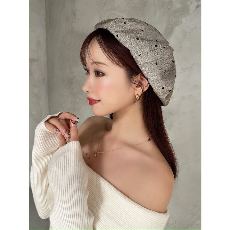 ミニマルモチーフベレー帽[品番：MKSW0068330]｜RESEXXY（リゼクシー