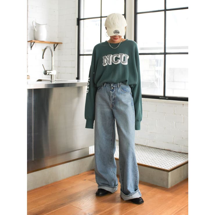 ロールアップルーズデニム[品番：MKSW0061542]｜Ungrid（アングリット