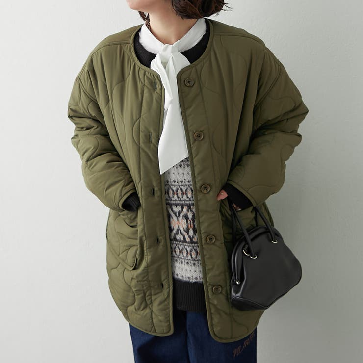 キルティングブルゾン[品番：OLOW0016541]｜RMAF NICE CLAUP / OLIVE