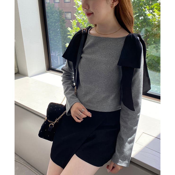 one after another】肩リボントップス[品番：NCLW0011608]｜NICE CLAUP