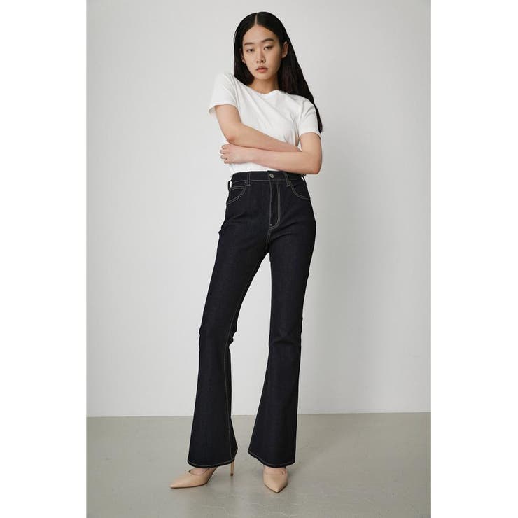 moussy フレア デニム MVS 23サイズ MVS FLARE moussy デニム フレア