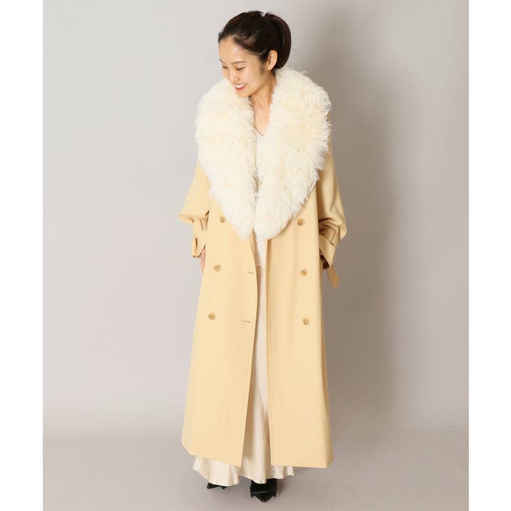 EDIT.FOR LULU エディットフォールル】ファーツキトレンチコート