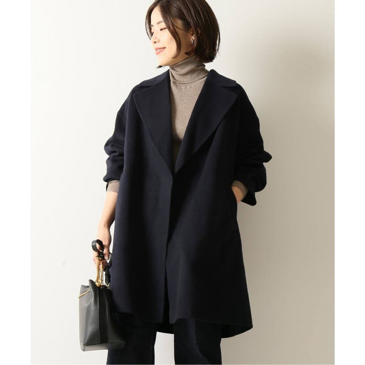 Spick and Span スパックアンドスパン】Wフェイスルーズコート◇[品番