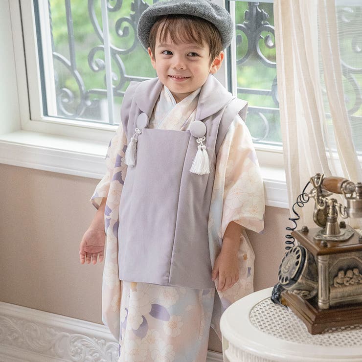 男児七五三 3歳着物＆被布セット 和装[品番：CATK0003654]｜Catherine