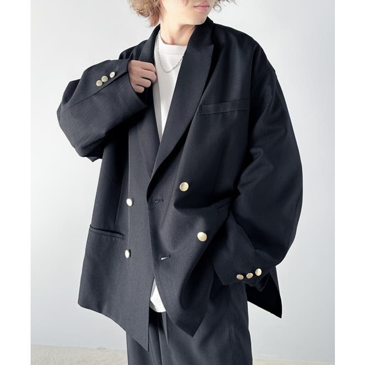 シーンレスに活躍。オーバーサイズダブルジャケット[品番：WZ000005055