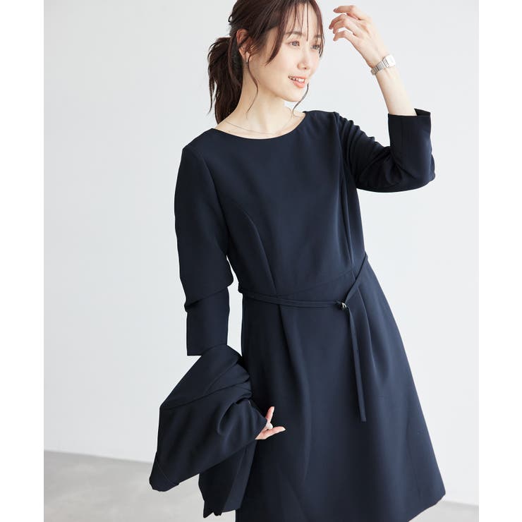 360°ウルトラストレッチ】セットアップ対応 9分丈ワンピース【一部店舗