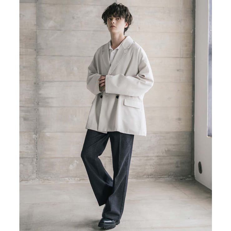 テーラードジャケット ダブル オーバーサイズ[品番：OE000008163