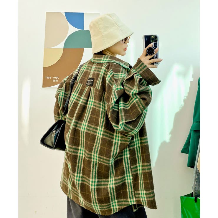 チェックシャツ チェック シャツ[品番：KH000015160]｜VIVID LADY
