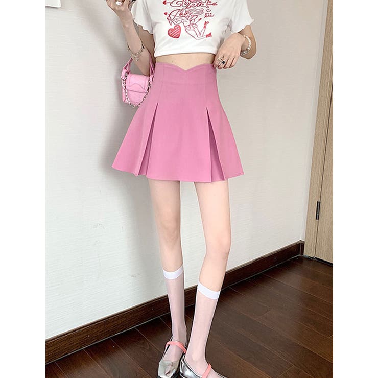 プリーツミニスカート 全4色 Y2K[品番：KH000013620]｜VIVID LADY