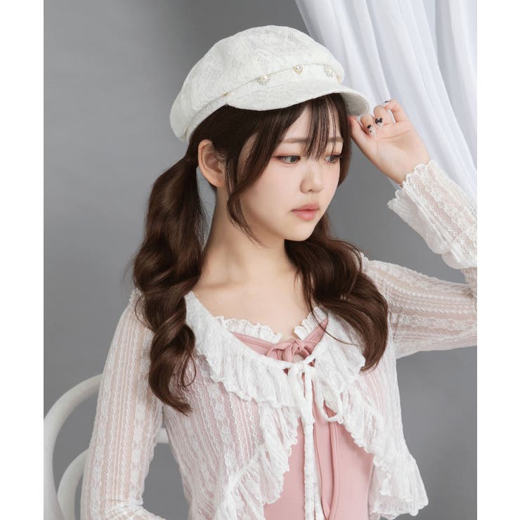 アソートビジューレースキャスケット 量産型 地雷系 夢展望[品番