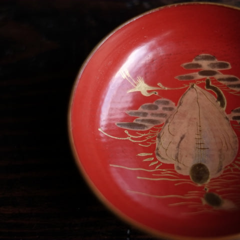 漆工芸 朱漆 金蒔絵 盃⑤ 江戸から明治時代 七組盃のひとつ 2026年最新