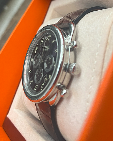 Hermes Arceau Steel Brown Dial (AR4.910) – Grailzee