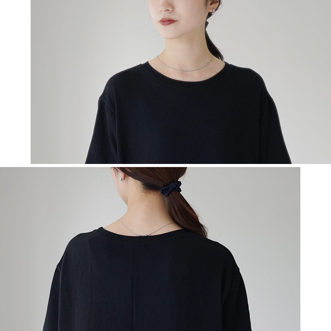 mizuiro ind（ミズイロインド） ジョーゼット ハーフスリーブロング