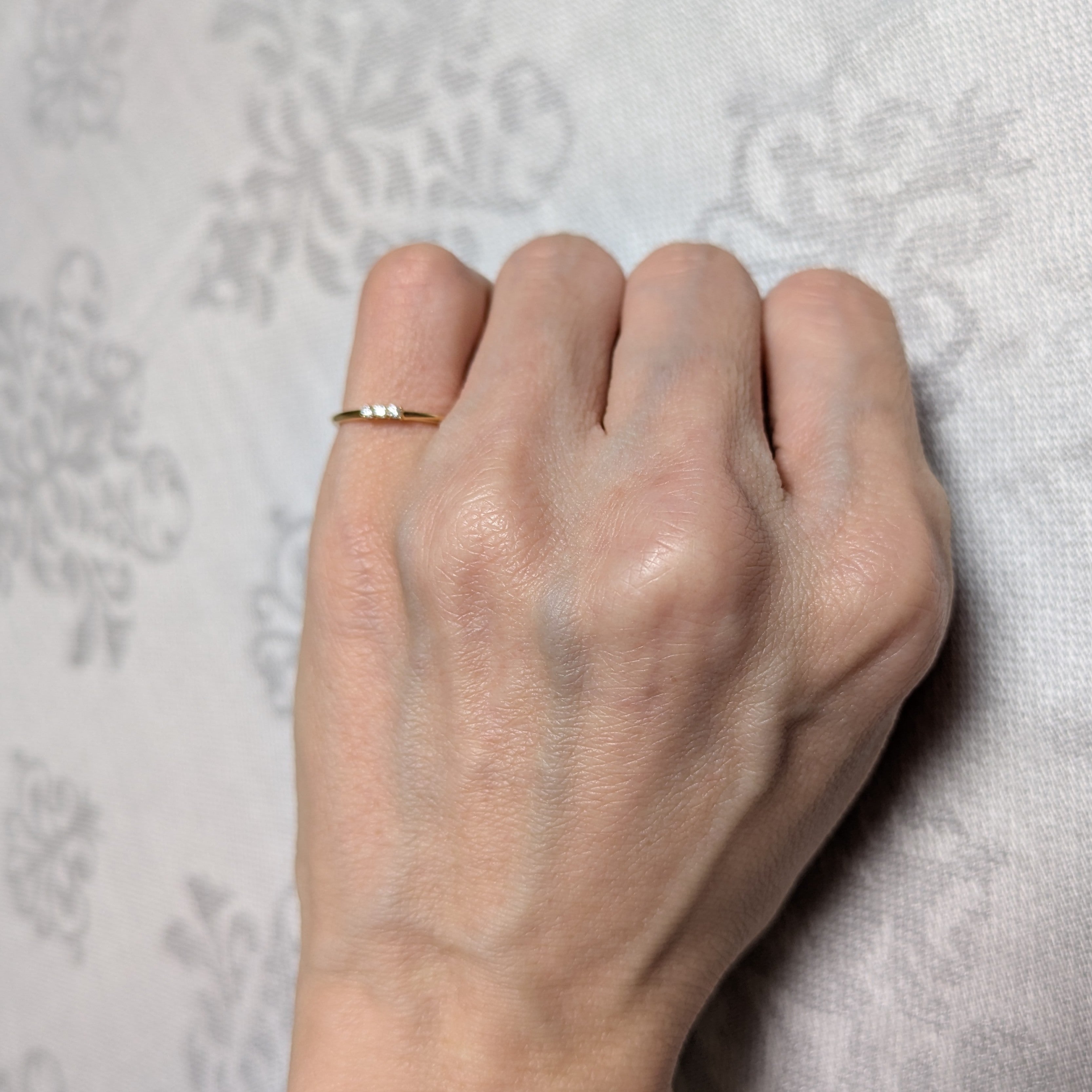 K18/Pt「ダイヤ ハンナ」リング｜【オレフィーチェ】Orefice