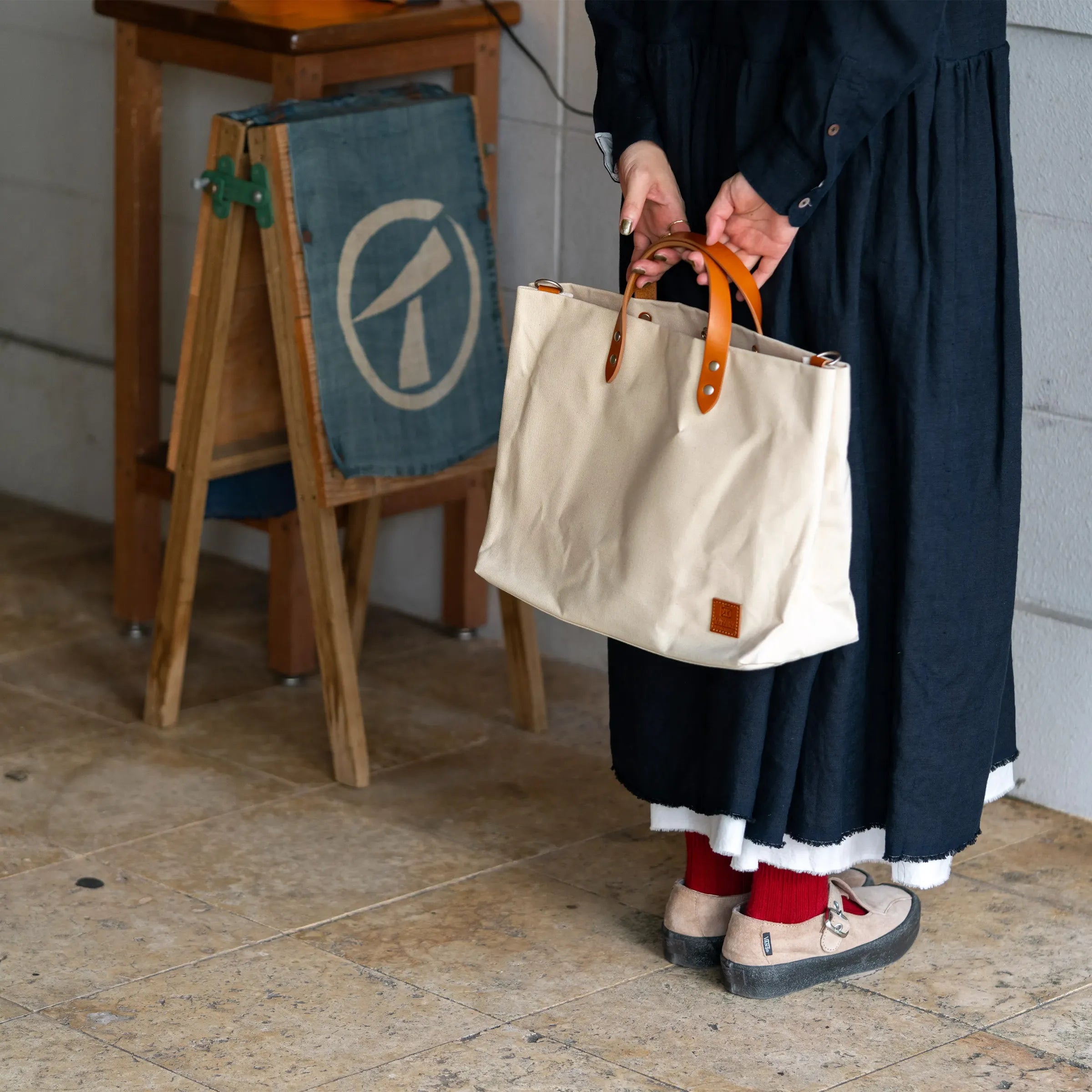 仕切りつき高機能トートバッグ｜ビジネスバッグにも使える！【mico