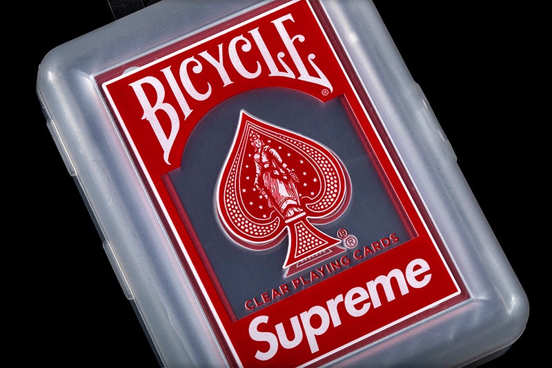 SUPREME CARDS | BICYCLE CLEAR PLAYING CARDS | FW20 | RED | FW20A94