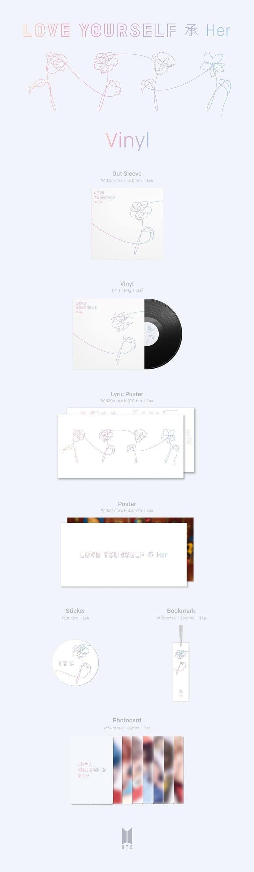 BTS - LOVE YOURSELF Her (LP)