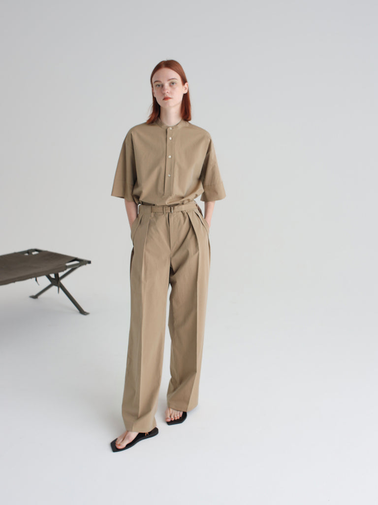 AURALEE WASHED FINX RIPSTOP CHAMBRAY BELTED PANTS – Chum!