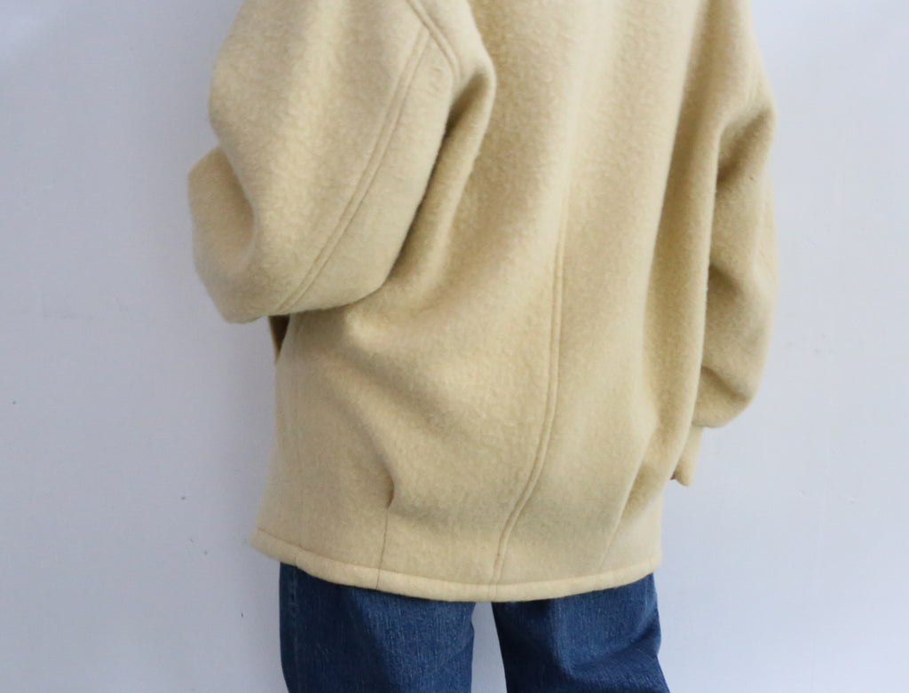 AURALEE BRUSHED ALPACA WOOL MELTON HALF COAT/SKIRT/LARGE STOLE – Chum!