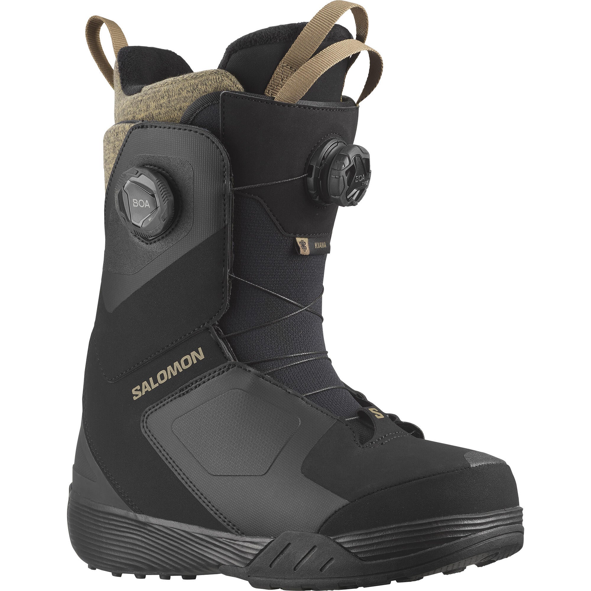Salomon Launch Boa SJ Boa Snowboard Boots - Black/Black/Black