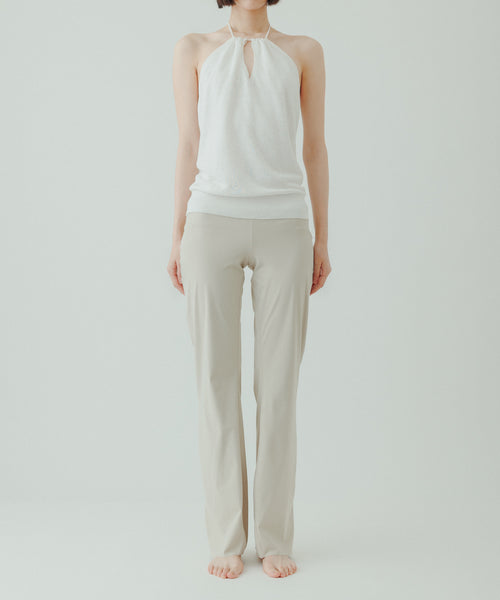 BIOTOP(ビオトープ) / 【yo BIOTOP】halter neck linen top (トップス