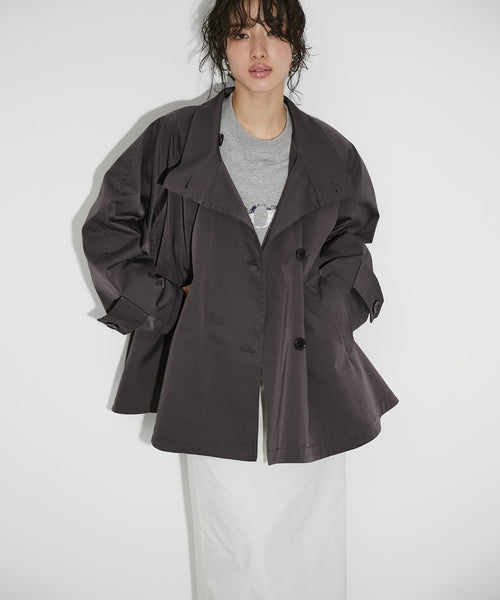 ADAM ET ROPÉ FEMME(アダム エ ロペ ファム) / フレアーミドルトレンチ