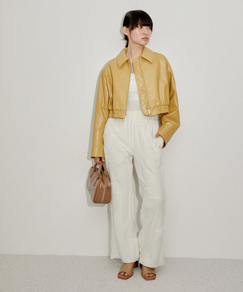 ADAM ET ROPÉ FEMME(アダム エ ロペ ファム) / フェイクレザーショート