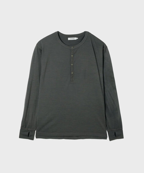 BIOTOP(ビオトープ) / 【nonnative】 DWELLER L/S HENRY NECK TEE