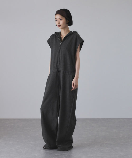 ADAM ET ROPÉ FEMME(アダム エ ロペ ファム) / 裏毛フーディロンパース