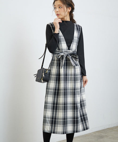 ROPÉ PICNIC(ロペピクニック) / チェック柄ジャンパースカート