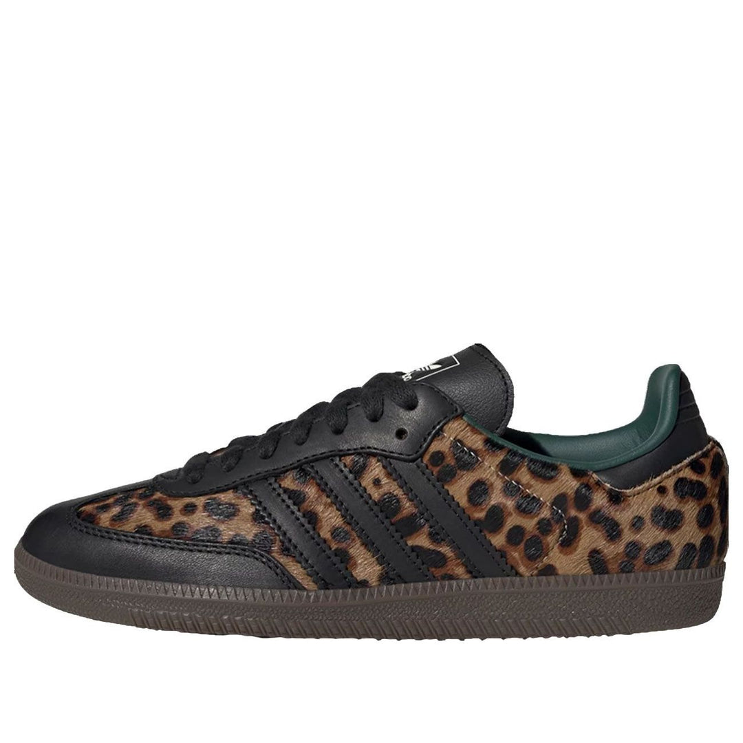 WMNS) adidas Samba OG 'Core Black Leopard' JI2735