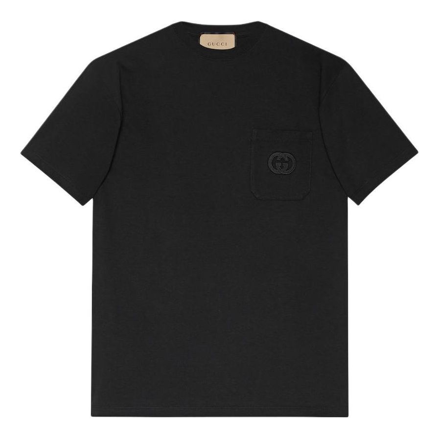 Gucci Cotton Jersey T-Shirt With Patch 'Black' 774347-XJGA8-1043