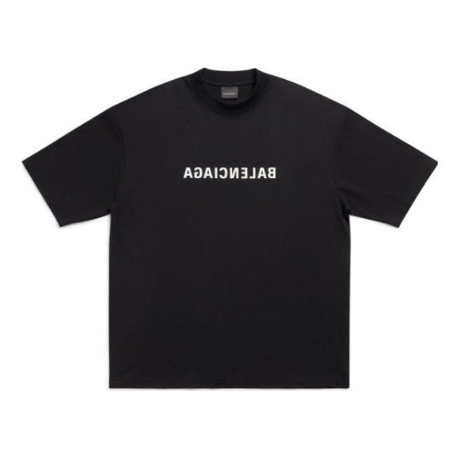 Balenciaga Mirror Balenciaga T-Shirt Medium Fit 'Black