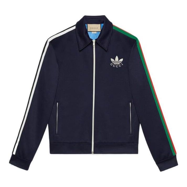 Gucci x adidas Zip Jacket 'Navy Blue' 692112-XJEKX-4904