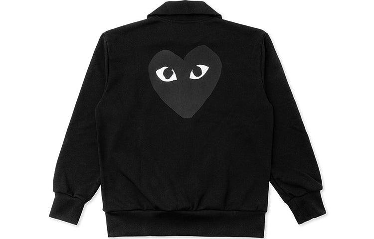 COMME des GARCONS PLAY Big Black Heart Track Jacket 'Black' AZ