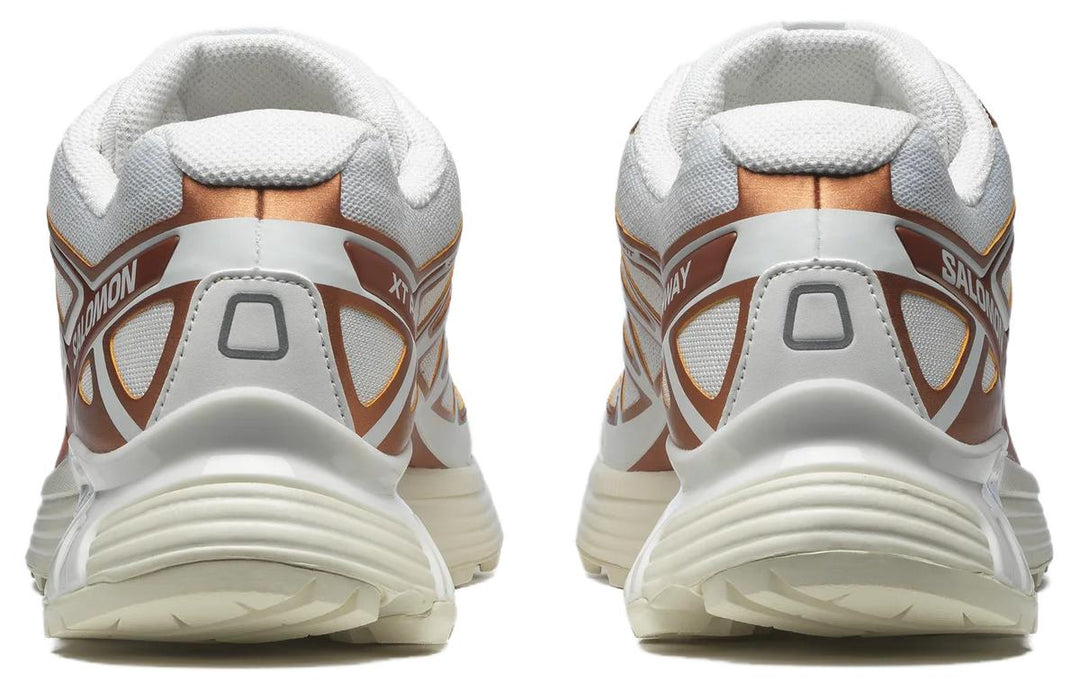 SALOMON XT-Pathway Metallic Sneakers 'White Ftw Copper Almond Milk
