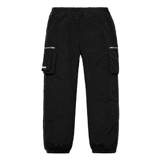 Supreme SS19 Nylon Cargo Pant Casual Jogger Pants Unisex Black SUP