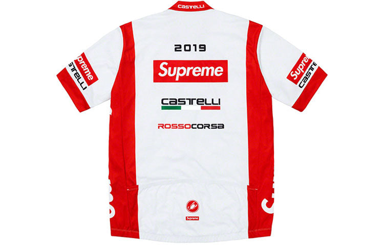 Supreme SS19 x Castelli Cycling Jersey Crossover Bike Short Sleeve