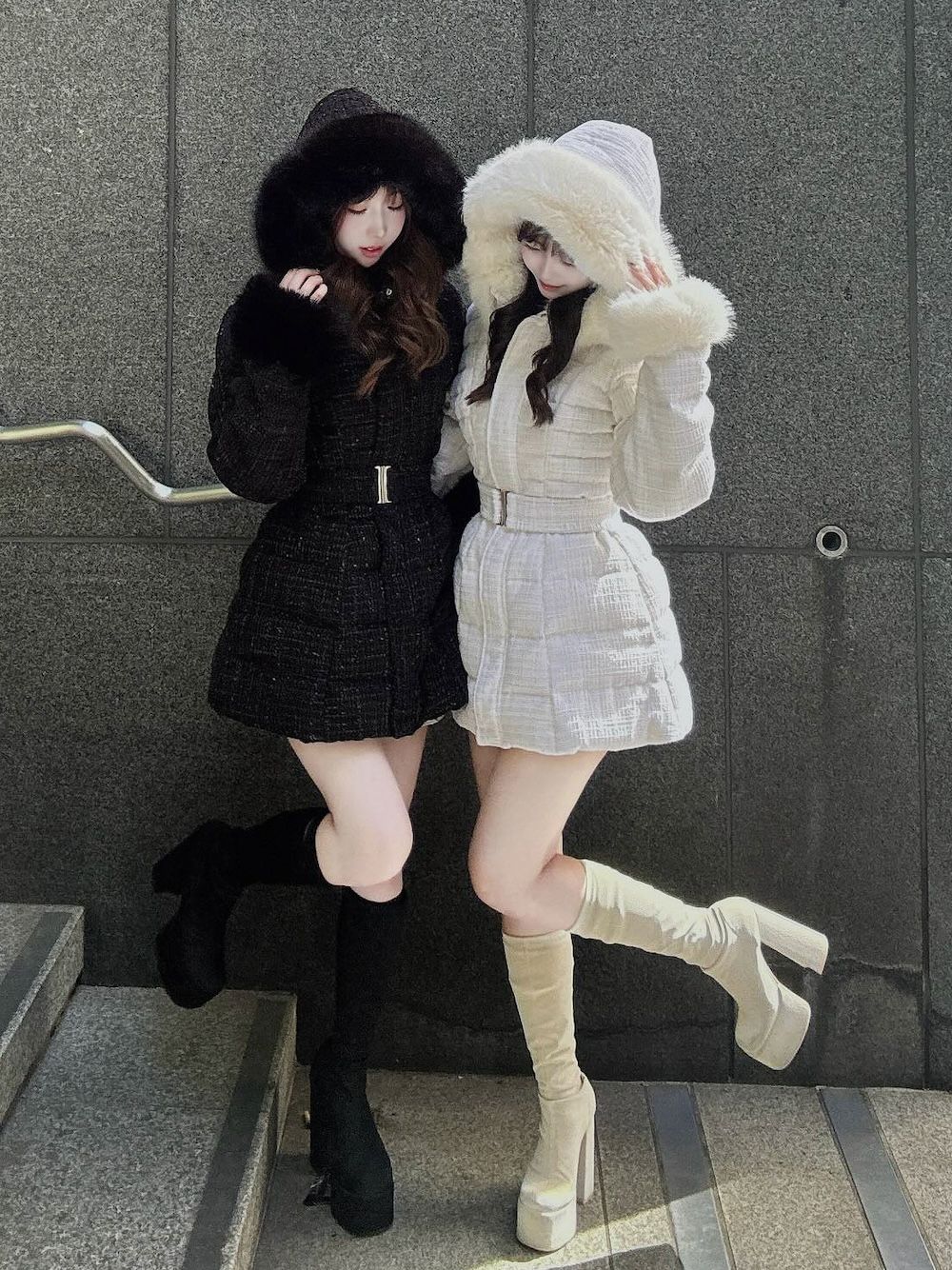 レディミディツイードダウンコート – Darich (ダーリッチ)