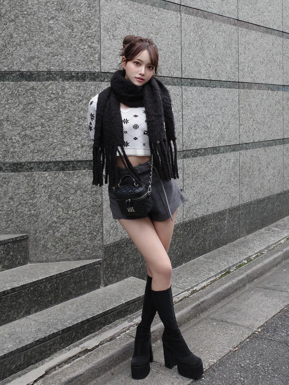 サイドスリットハイウエストショートパンツ – Darich (ダーリッチ)