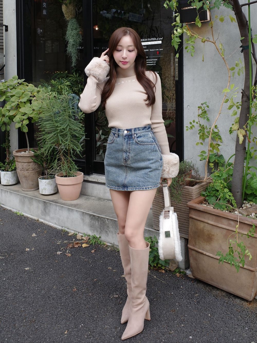 スムースファーリブニットトップス – Darich (ダーリッチ)