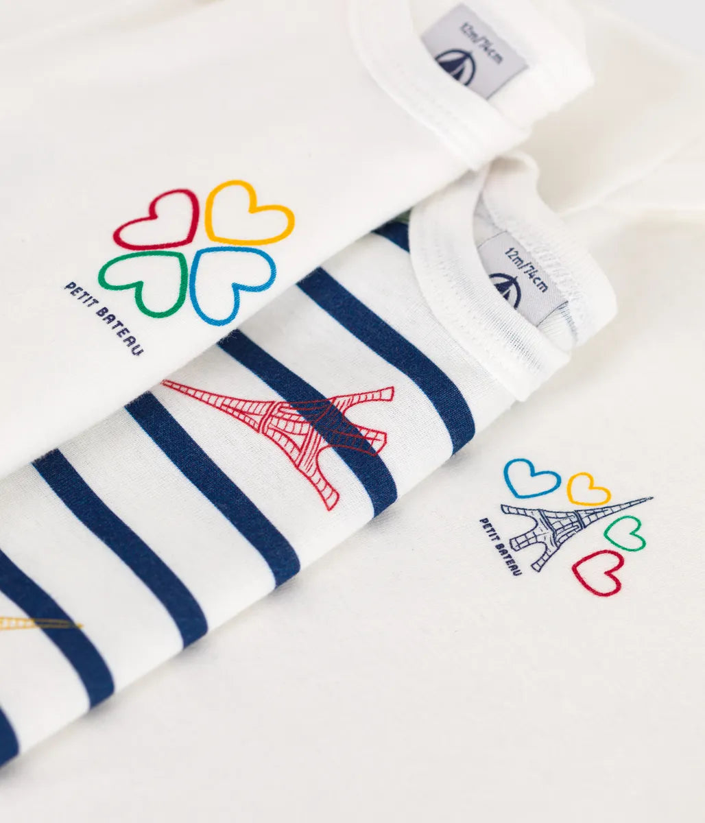 半袖ボディ3枚組｜ベビー服・子供服通販のPETTIT BATEAU【公式】