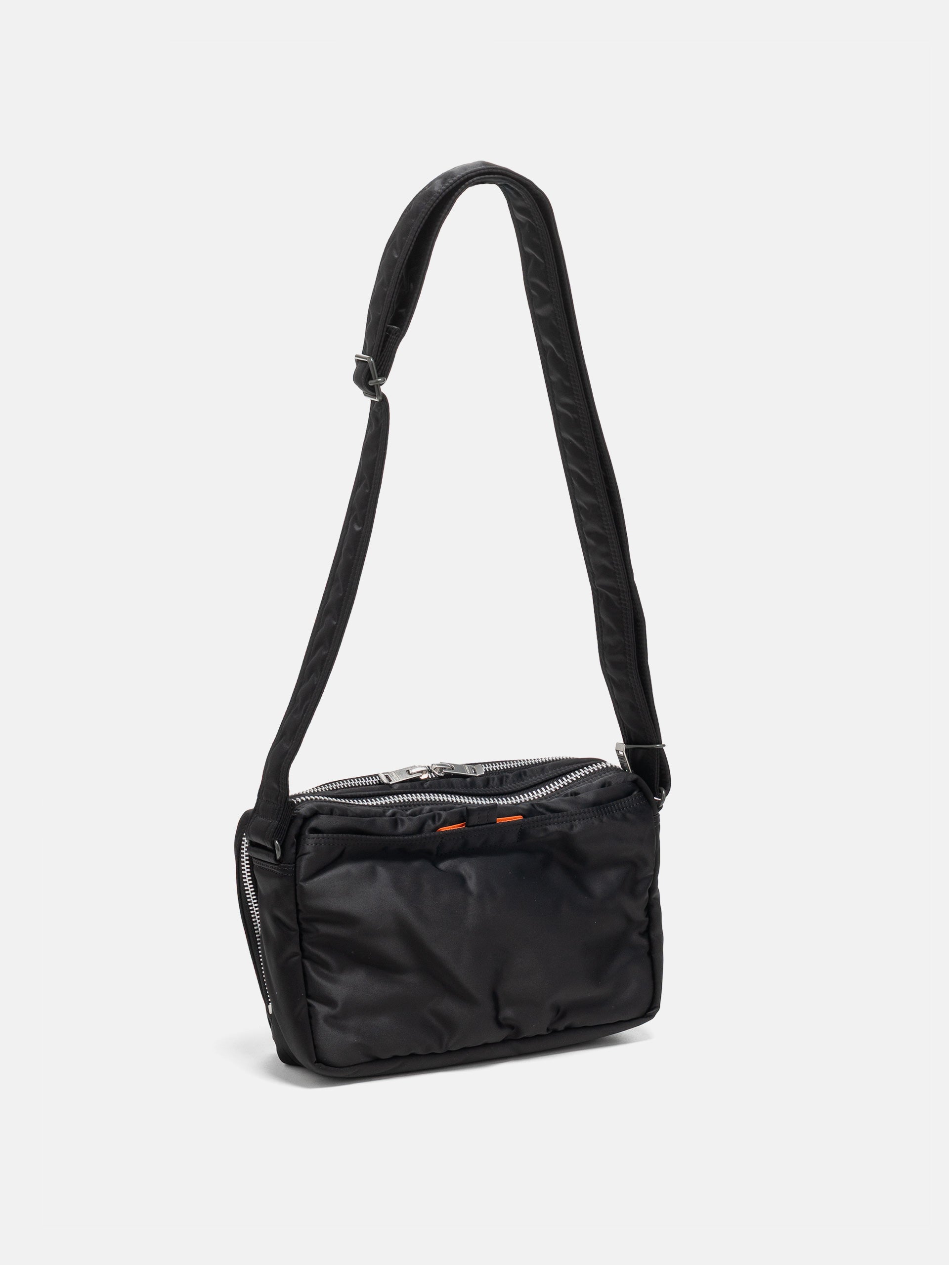 PORTER TANKER Sling Bag w/ Zip Black | HAVEN