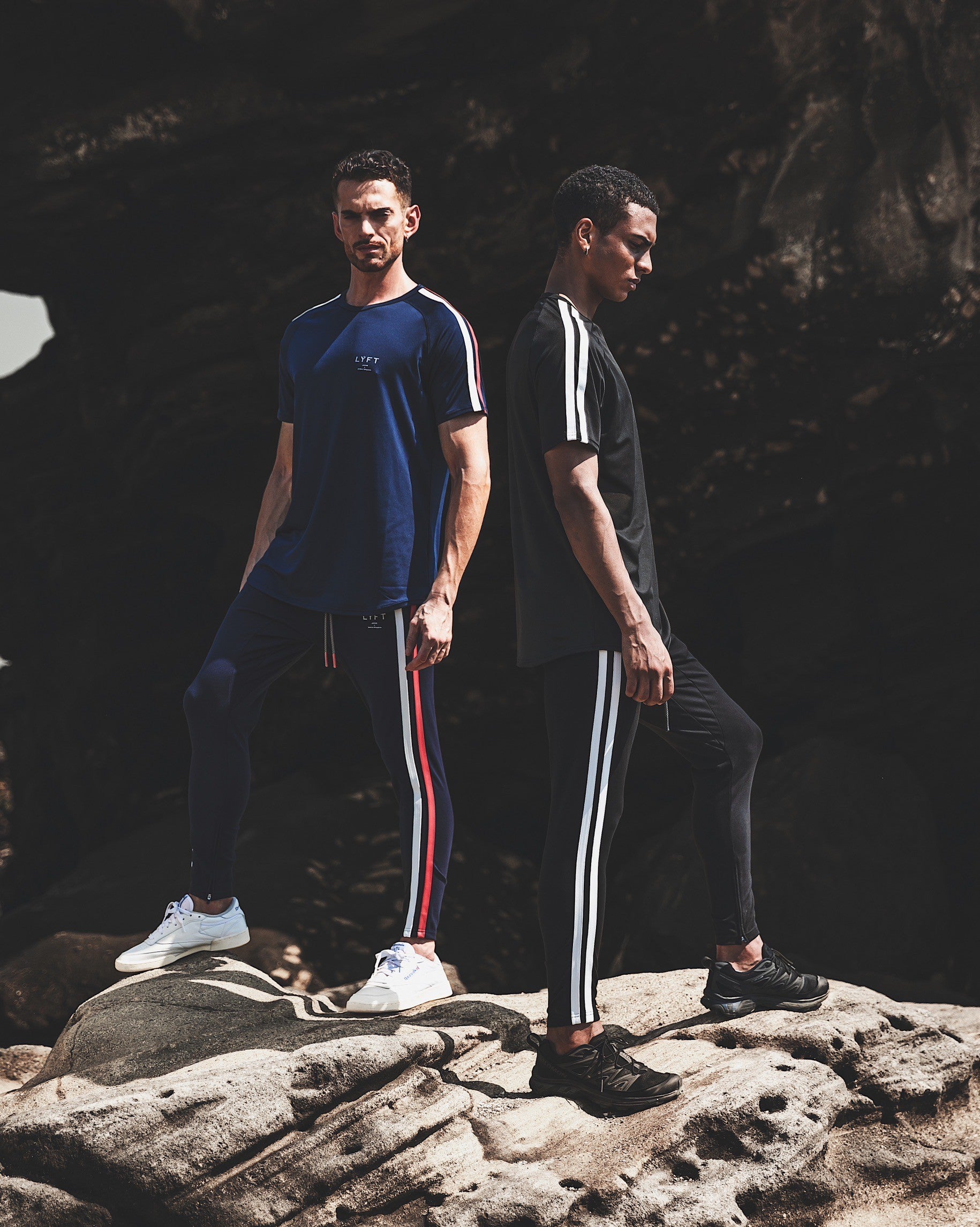 LYFT Stretch 2 Line Pants - Black – LÝFT