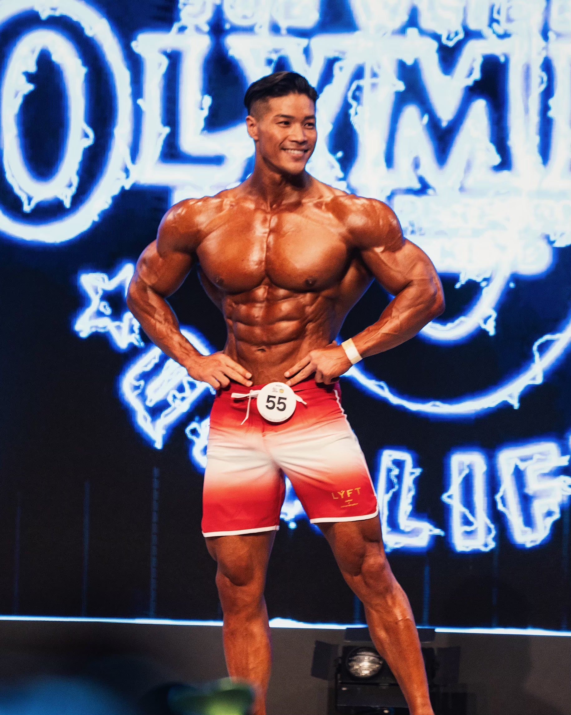 LÝFT Original Graphic Stage Shorts - Junpei Taguchi Type - White Patte