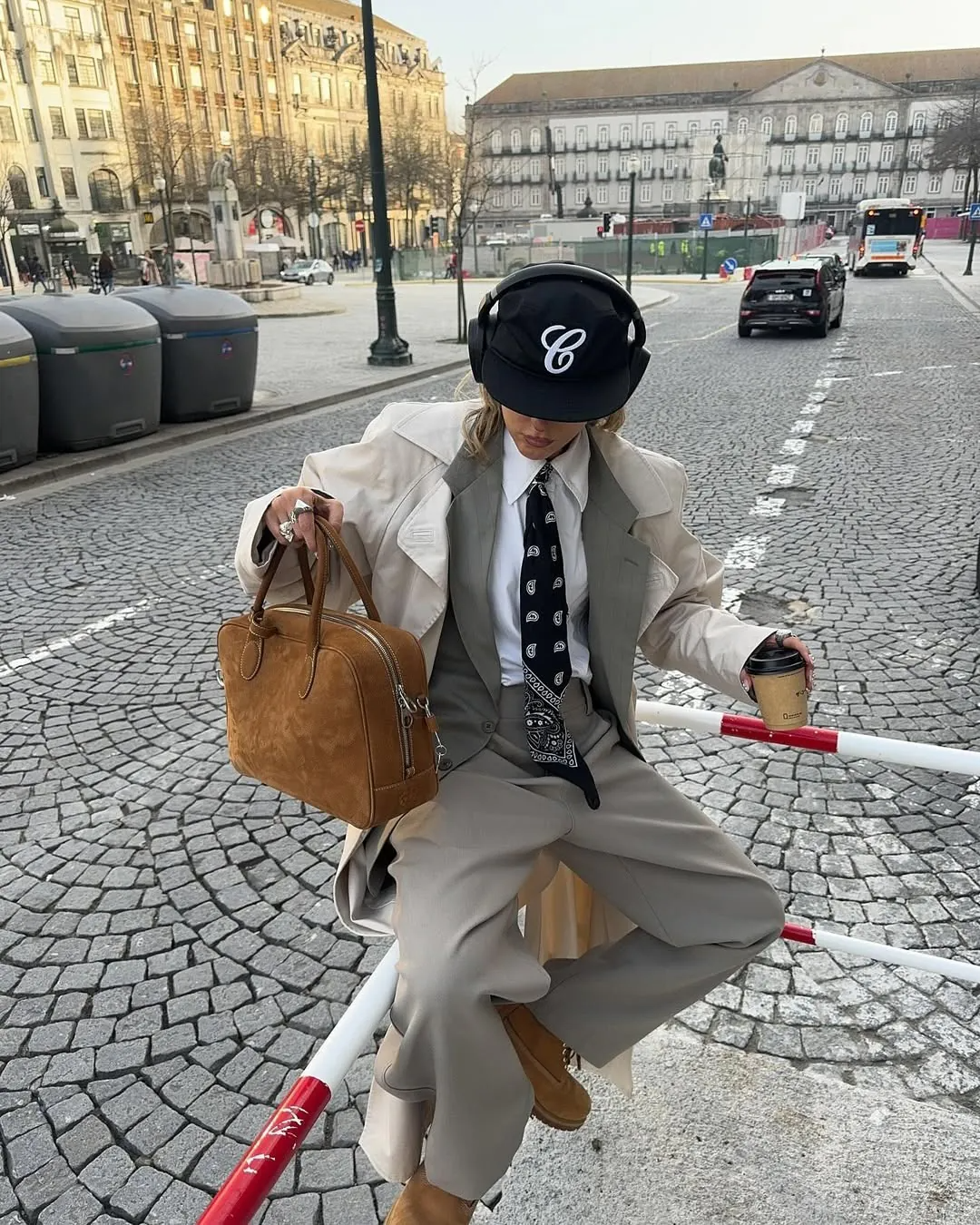 6crayon ピルボックス帽 キャップ（ブラック） - ZIPPER | 60% - Asian