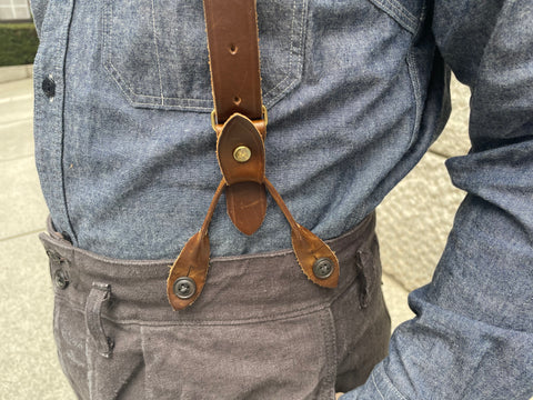 持つなら上質なものを》LEATHER SUSPENDER - PEAT LABEL – ナイジェル